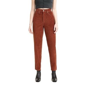 Levi’s high waisted mom jean/ corduroy
